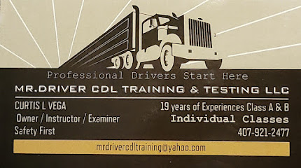 MR. DRIVER CDL TRAINING & TESTING LLC.